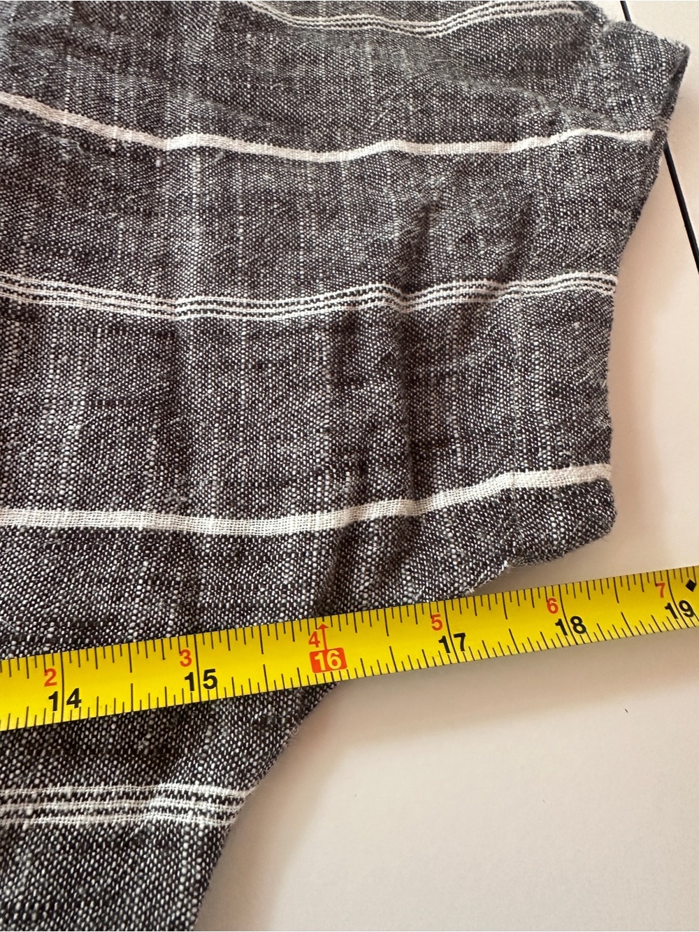 Cooperative Striped Linen Blend Midi Dress XS - Picture 5 of 10